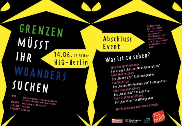 HSG Berlin Abschlusseventflyer